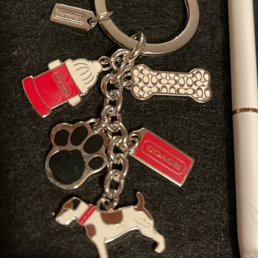 COACH Dog Keychain & COACH Ink Pen - Picture 6 of 8